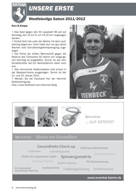 EINWURF - Zur HSV-Homepage