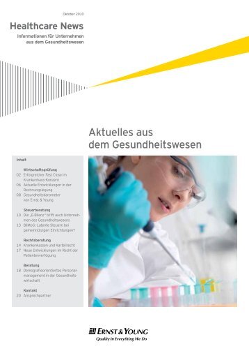 Aktuelles aus dem Gesundheitswesen - Home - Ernst & Young ...