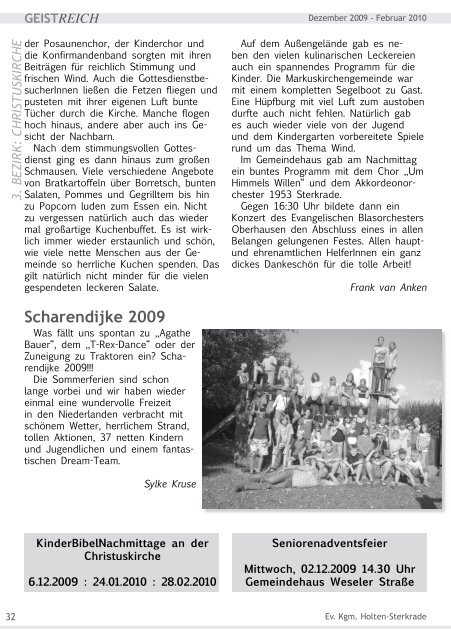 GeistReich 4/2009 - Evangelische Kirchengemeinde