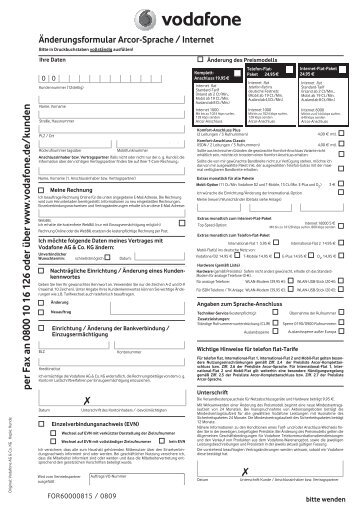 815 stammdaten 0809 Sw:815 stammdaten 1107