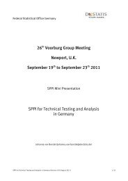 SPPI Mini Presentation. SPPI for Technical Testing and - Voorburg ...