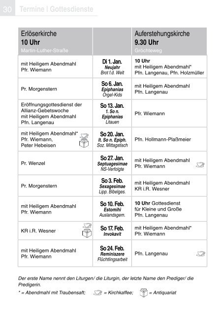 Gemeindebrief - Evangelisch-Lutherische Kirchengemeinde Bad ...