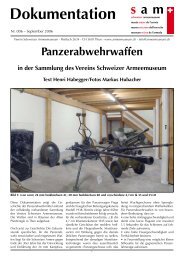 Dokumentation - Verein Schweizer Armeemuseum