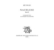 Nachlese II - BÔ YIN RÂ — HORTUS CONCLUSUS — Geistiges ...
