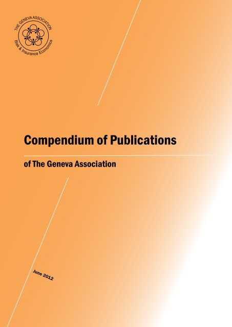 Compendium of Publications - The Geneva Association