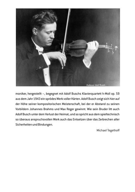 Programm Profile-Konzert - Die Duisburger Philharmoniker
