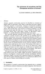 The grammar of causatives and the conceptual ... - Arie Verhagen