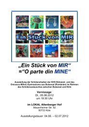 „Ein Stück von MIR“ =“O parte din MINE“ - Gaba, Letitia