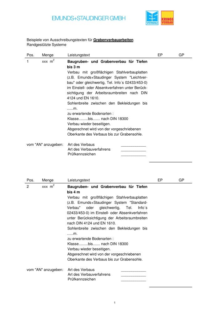 Grabenverbau Magazine