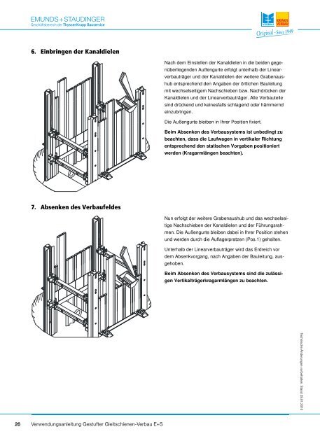 Verwendungsanleitung - Emunds + Staudinger GmbH