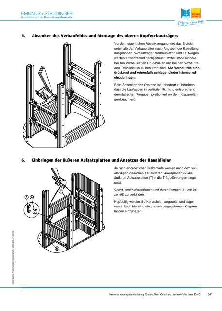 Verwendungsanleitung - Emunds + Staudinger GmbH