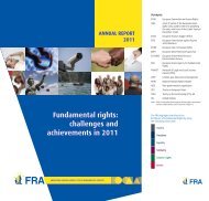 Fundamental rights: challenges and achievements in 2011