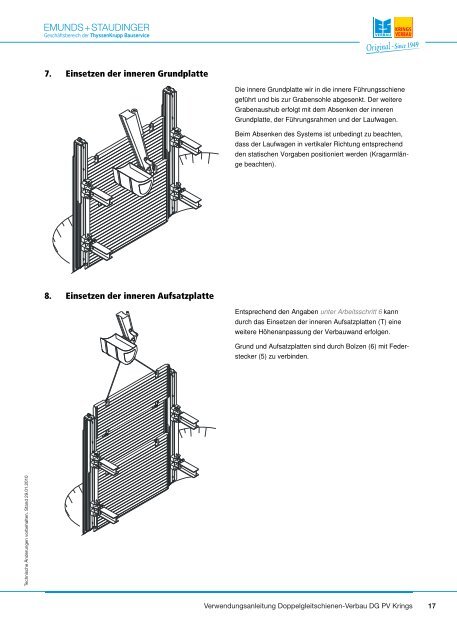 Krings Verwendungsanleitung - Emunds + Staudinger GmbH