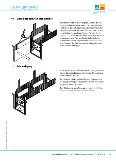 Krings Verwendungsanleitung - Emunds + Staudinger GmbH