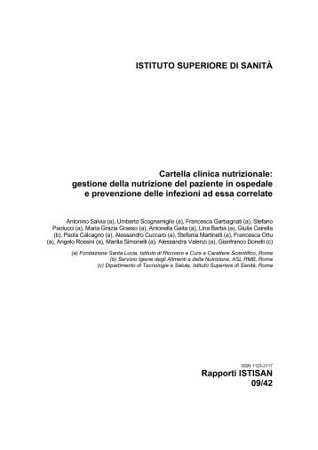 Cartella clinica nutrizionale