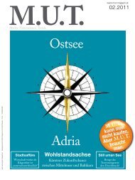 Ostsee Adria - MUT Magazin