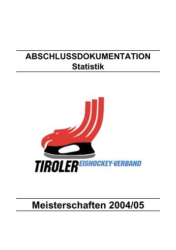 Meisterschaften 2004/05 - kitzhockey.net