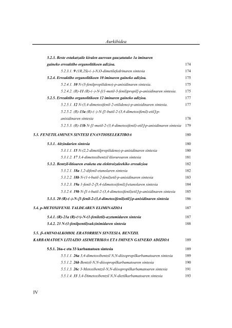 Erreaktibo organolitikoak sintesi asimetrikoan, aminen ...