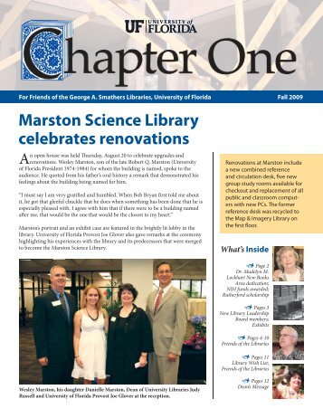 Marston Science Library celebrates renovations - George A ...