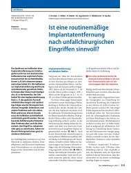 Ist eine routinemÃ¤ÃŸige Implantatentfernung nach ... - Docjago.com