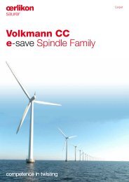 Volkmann CC e-save Spindle Family - Oerlikon Saurer - Oerlikon ...