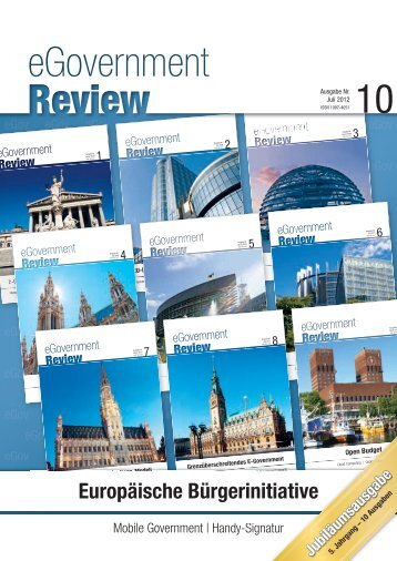 Ausgabe Nr. 10 - Juli 2012 - eGovernment Review