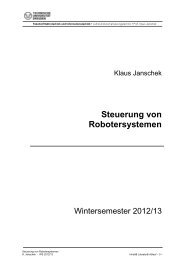 Steuerung von Robotersystemen - Fakultät Elektrotechnik und ...