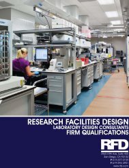 RESEARCH FACILITIES DESIGN