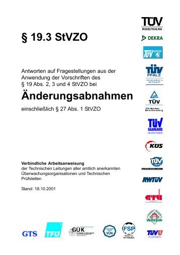 § 19.3 StVZO Änderungsabnahmen - Fehling