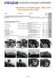 Pricelist Motorcycle Accessories - Fehling