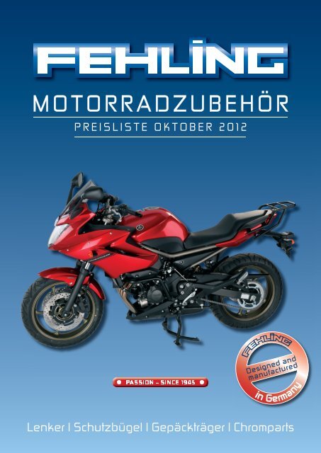 Motorrad-Lenker Moto-Cross Lenker CL N HD MK Ø 25,4 mm schwarz Fehling 7214