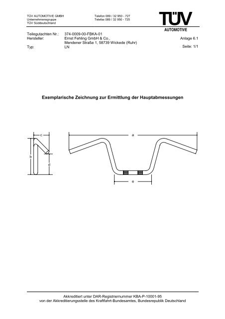 TEILEGUTACHTEN Nr.374-0009-00-FBKA-01 - Fehling