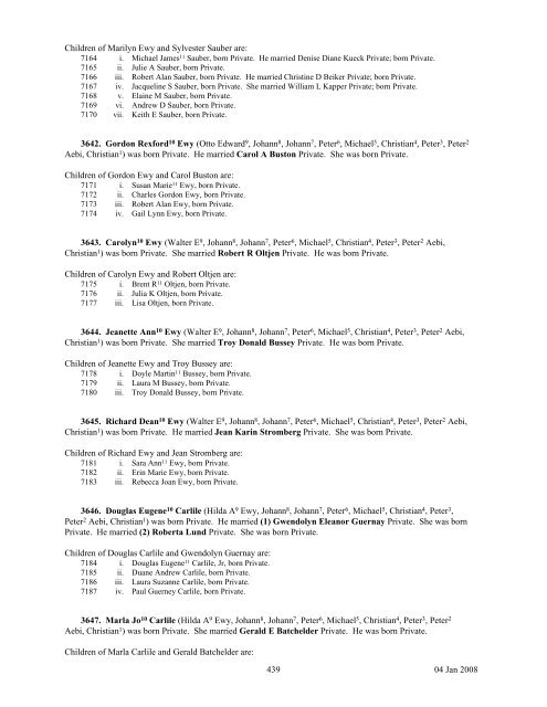 Family Tree Maker - Galizien German Descendants