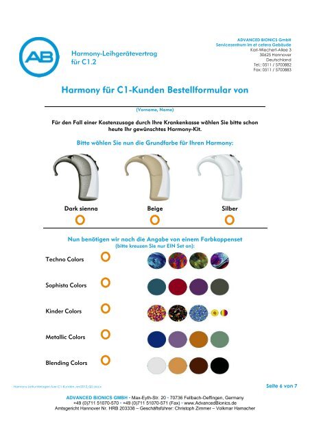 Harmony-Leihunterlagen-fuer-C1-Kunden - Advanced Bionics