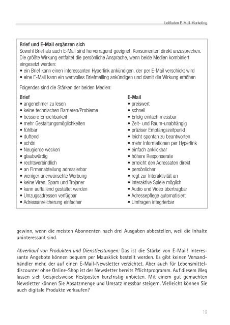 Leitfaden eMail Marketing und Newsletter-Gestaltung - Absolit