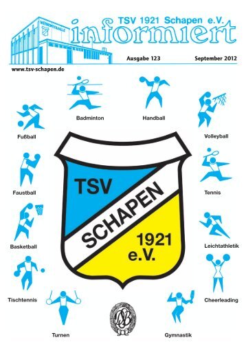 Online Zeitung - TSV 1921 Schapen e.V.