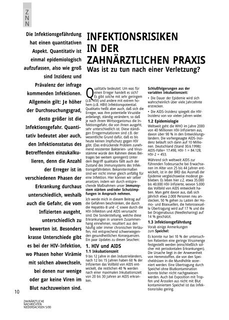 leitartikel - Zahnärztekammer Niedersachsen