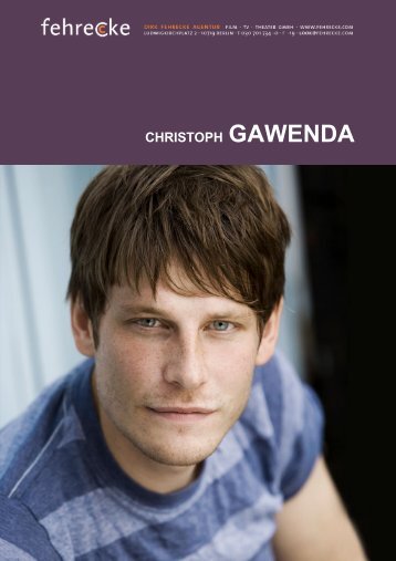 CHRISTOPH GAWENDA