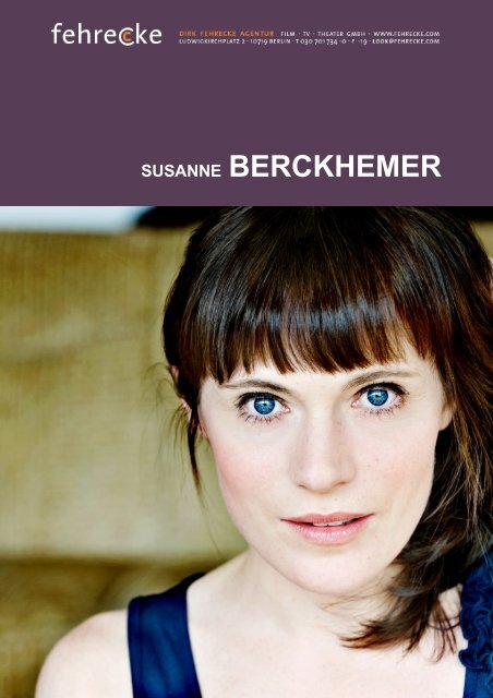 SUSANNE BERCKHEMER