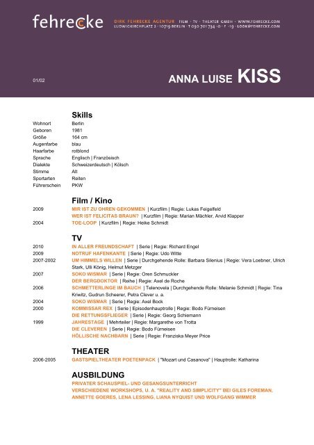 ANNA LUISE KISS