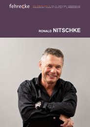 RONALD NITSCHKE - Fehrecke