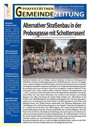 gelangen Sie zur Ausgabe (pdf) - Pfaffstätten