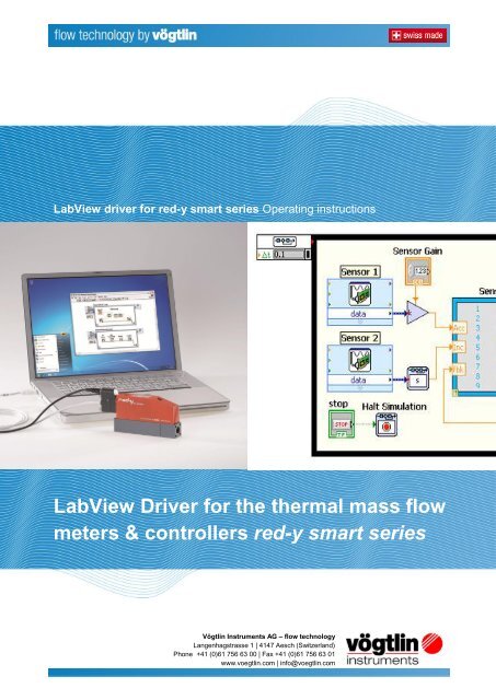 LabView Driver For Red-y Smart Series Operating - Downloads