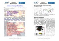 Induction Heating of Metal Strip