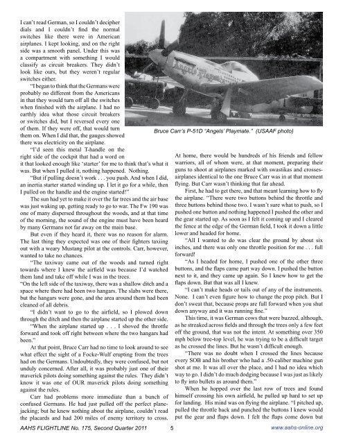 AAHS FLIGHTLINE - American Aviation Historical Society