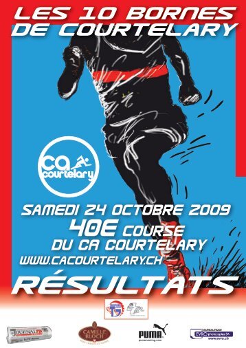 Samedi 24 octobre 2oo9 40e course du CA Courtelary - 1-2-3-4-5-6