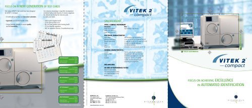 VITEK ® 2 Compact Brochure - bioMerieux