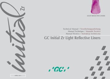 GC Initial Zr Light Reflective Liners - GC America