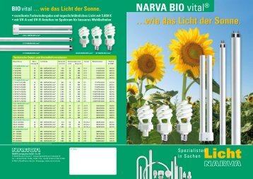 NARVA BIO vital® - bei Naturlicht