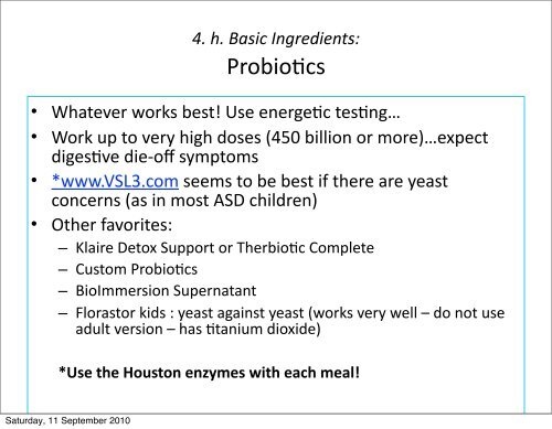 Foundational Protocol for Autism and Chronic Illness - Klinghardt ...